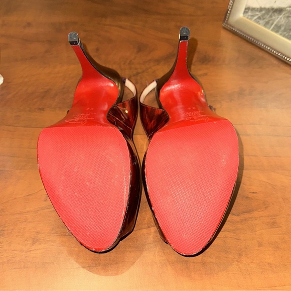 Christian Louboutin Two Tone Slingbacks - Picture 9 of 14